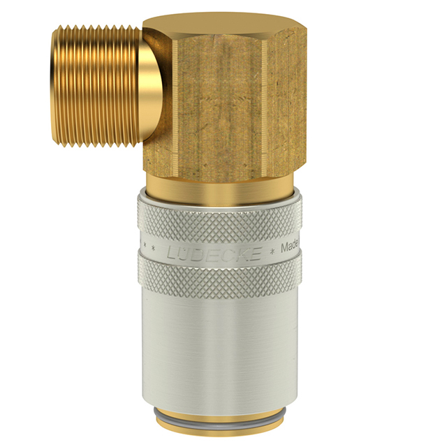 TEMPERIER-KUPPLUNG OHNE VENTIL M 24 X 1,5, MS58, DN 13, 90° TEMPERIER-KUPPLUNG OHNE VENTIL M 24 X 1,5, MS58, DN 13, 90°